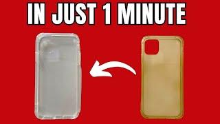 How To Clean Clear Phone Case And Get It Looking Like New