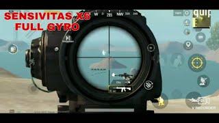 Sensitivitas full gyro scope 6X|| PUBGM