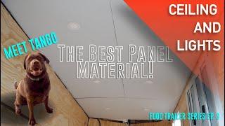 Install the BEST Ceiling Panels and Recessed LED Lights | Cargo Trailer Conversion Ep.3