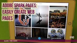 Adobe Spark Page: Easily Create Web Pages