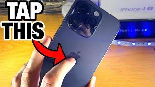 How To Double Tap ScreenShot in iPhone 14 Pro! [Back Tap]