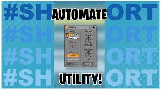 Utility Makes Arranging Easy! #shortsmusic