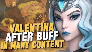 VALENTINA in DIFFERENT CONTENT after buff in Infinite Magicraid