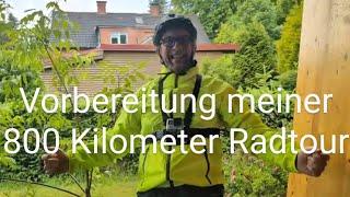 Vorbereitung meiner 800km U50 Radtour von der Nordsee bis München #fahrrad  #bikepacking