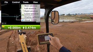 Topcon GPS Machine Control training from the seat (2019).  [More to come]