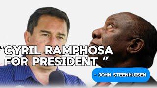 DA LEADER JOHN STEENHUISEN PUTS ANC LEADERS IN THIER PLACE ON ALLEGED CORRUPTION