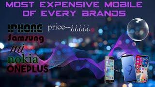Most expensive mobile of every brand #technoguide #mobile #expensive