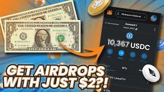 Get Cryptocurrency Airdrops Using ONLY $2 DOLLARS?! Cheap transactions for Layer Zero & Layer One X