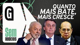 Bolsonaro bate Lula em pesquisa e Gilmar Mendes revela seu lado