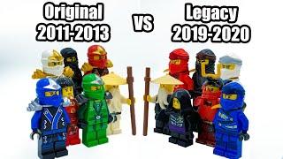 Which Season 1 and 2 Ninja and Wu are Better? Ninjago Original vs. Legacy Comparison!