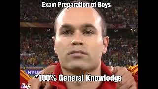 Boys vs girls exam preparation 