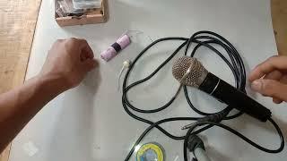 merubah mic biasa menjadi mic condensor