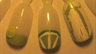 Lime nail art tutorial