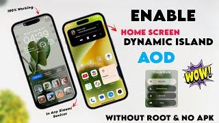 ENABLE Dynamic Island In Home screen, AOD & Many More Features  MIUI 14 New Features |100% Working