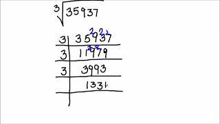 How to Find Cube Root of 35937by Prime Factorization / 35937 cube root / Prime Factors of 35937