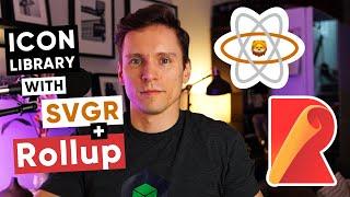 Build an icon component library for React with SVGR and Rollup