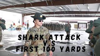 Shark Attack v.s The First 100 Yards | Army Basic Training