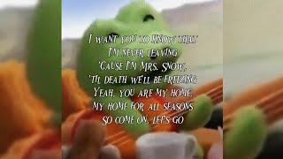 Sia - Snowman [sped up + lyrics]