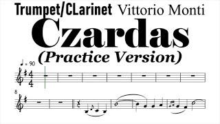 Czardas Trumpet Clarinet Sheet Music Backing Track Play Along Partitura