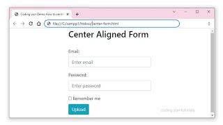 How to center align form in bootstrap 4