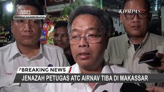 Jenazah Petugas ATC Airnav Tiba di Makasar