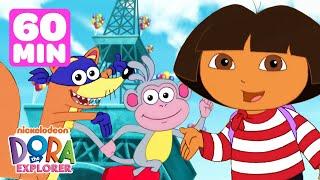 Dora & Boots Travel the World!  1 Hour of Dora the Explorer | Dora & Friends