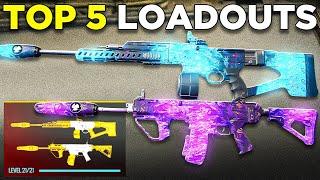 TOP 5 *META* ASSAULT RIFLE LOADOUTS in Warzone!  (Warzone 3 Best Class Setups) - MW3