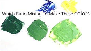 Mixing Blue And Yellow - How To Make Three Colors By Mixing Blue And Yellow