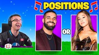 Nick Eh 30 reacts to Guess the Song in Fortnite!