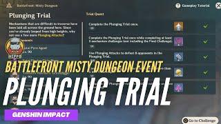 Battefront Misty Dungeon Event : Plunging Trial | Genshin Impact