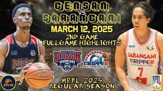 MPBL FULLGAME HIGHLIGHTS | GENSAN WARRIORS VS SARANGANI GRIPPER | MARCH 12, 2025