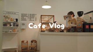 CAFE VLOG ‍ I'm used to working alone as barista so I didn't feel that busy ️ ASMR