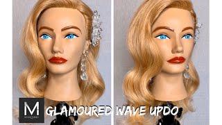 Glamoured Wave Updo