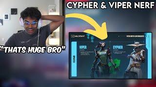 Sen Curry Reacts To Cypher & Viper NERF In Valorant New Patch 8.08
