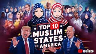 Top 10 Muslim states in the USA | A 2024 Perspective