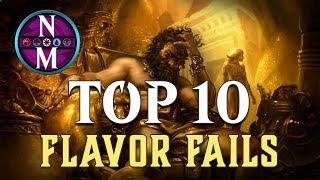 MTG Top 10: BIGGEST Flavor Fails | Magic: the Gathering | Episode 154