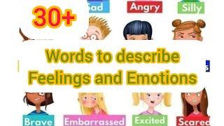 Feelings and Emotions vocabulary| List of feelings and emotions|Feelings and Emotions with pictures