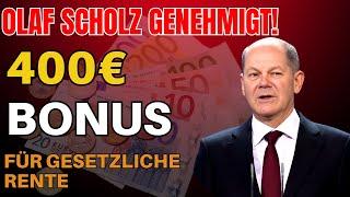 400€ Bonus für deutsche Rentner! Deutsche Rentenversicherung kündigt Überraschungszahlung an