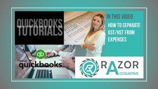 QuickBooks Desktop How to Calculate and Record GST and HST Paid on Expenses