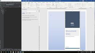 Microsoft Word Tutorial insert Cover Page