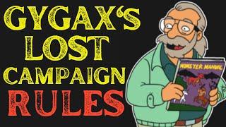 Gary's Gygax's Lost Campaign Rules (Ep. 247)
