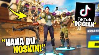 Ich teste als NOSKIN einen TikTok FORTNITE CLAN und das werdet Ihr nicht glauben ... (1VS1)