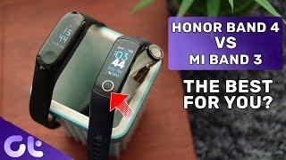 Honor Band 4 vs Mi Band 3 Detailed Comparison | Which One To Buy? | Guiding Tech