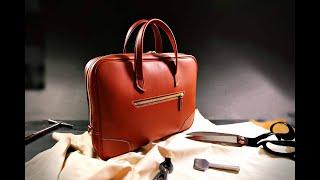 The Cutler Briefcase- Completion- Online Fine Leathercraft Courses