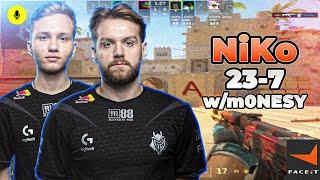 CS2 POV | NiKo Faceit Ranked (Mirage) with m0NESY - Voice Comms 23-7