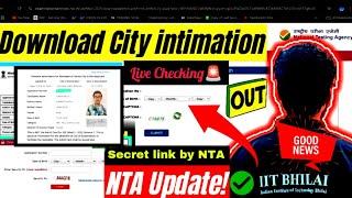 City intimation out ⁉️- How to Download by yourself | JEE Mains 2025 City intimation April attempt