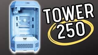 Tower 250 PC Gaming Case - An octagonal Mini-ITX case from Thermaltake - Hydrangea Blue