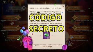 CÓDIGO ESCONDIDOO |  NÃO PERCAM!!! | Infinite Magicraid