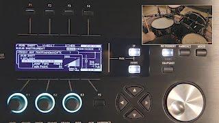 Roland TD-50 V-Drums Kit examples and custom sounds creation