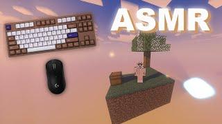 ASMR Gaming Minecraft Skyblock, Keyboard Sounds & Whispering